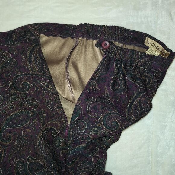 Notations Women's Paisley Western Boho Soft Brushed Midi Skirt - Picture 8 of 8